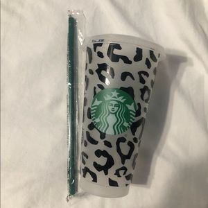 Starbucks cheetah cold cup tumblr